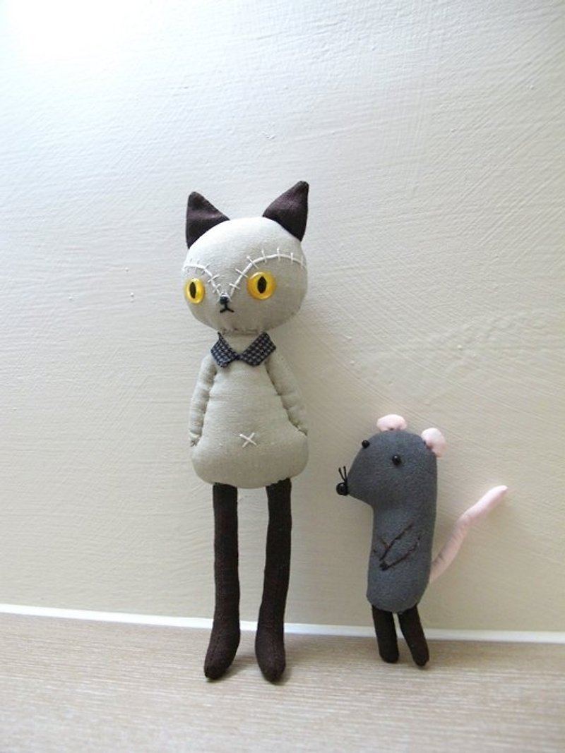 刀疤貓與小老鼠 - 其他 - 其他材質 灰色