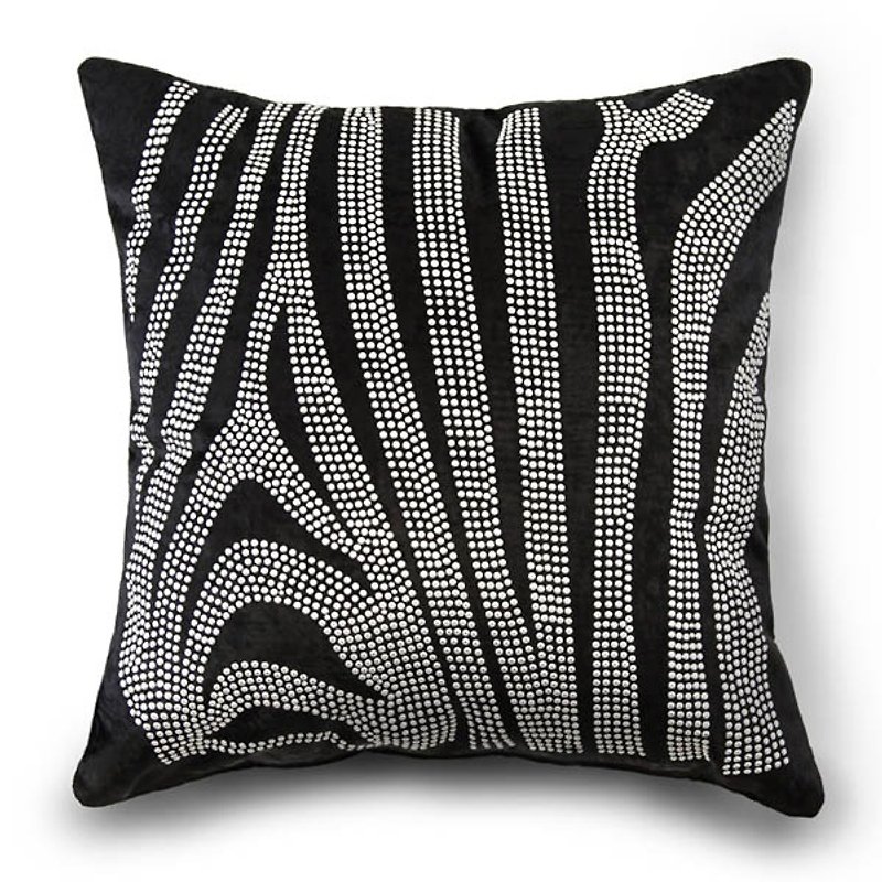 [GFSD] Rhinestone Boutique-Fashion Trainer-[Good Zebra] Pillow - Pillows & Cushions - Other Materials Black