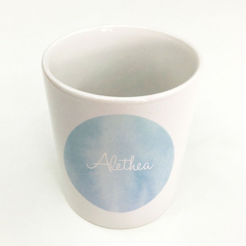 [Custom gift] We want to express words in kuroi-T number one mug watercolor world - Mugs - Porcelain 