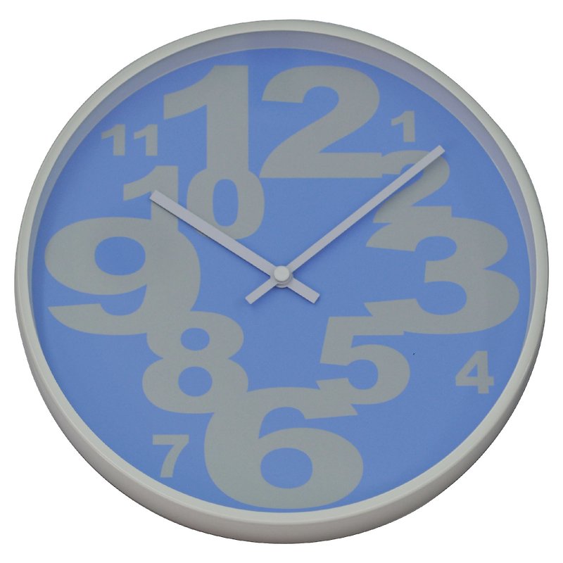 Desrochers / Ocean Blue (Blue Beach clock) - Clocks - Other Materials White