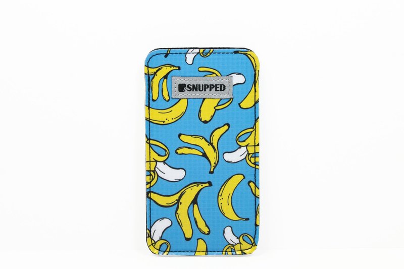 Snupped Mini iPhone / 各牌手機 Ｍini保護袋 - Banana Split - 其他 - 防水材質 藍色