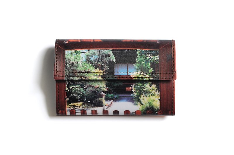 1983ER small parcel - Kyoto travel - Temple - กระเป๋าใส่เหรียญ - กระดาษ สีแดง