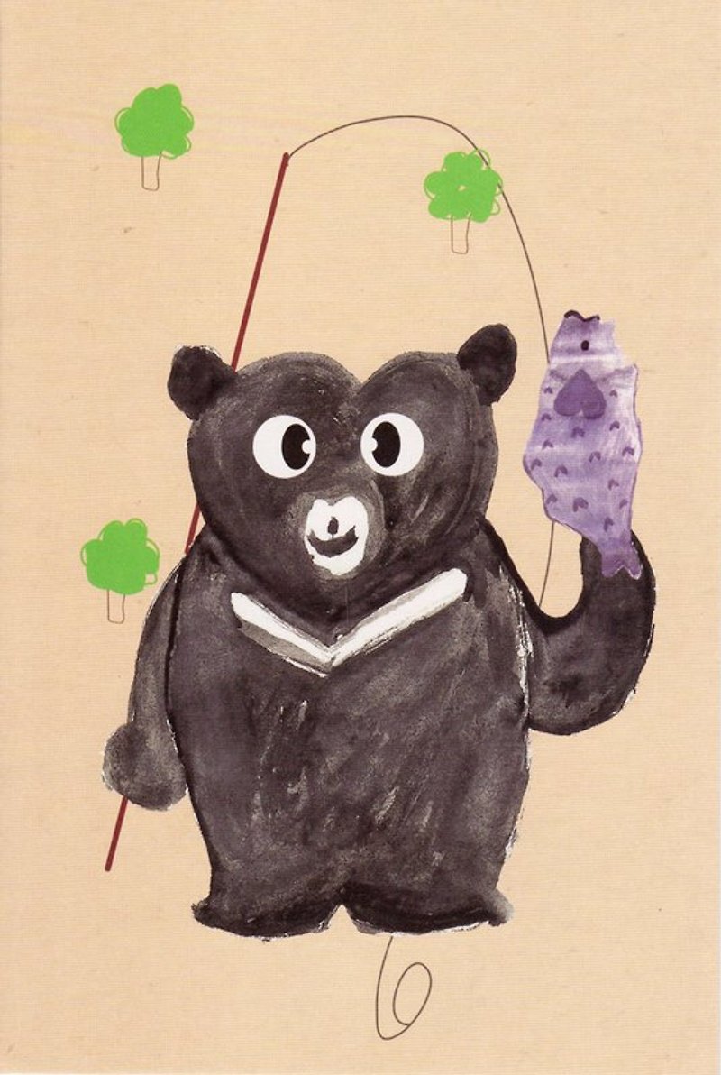 I LOVE TAIWAN-(Formosan Black Bear )-Postcard - การ์ด/โปสการ์ด - กระดาษ 