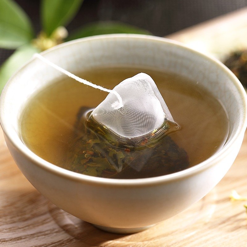 Osmanthus Oolong Tea (8pcs/bag)│Triangular three-dimensional tea bag‧Elegant aroma and sweet aftertaste - Tea - Other Materials 