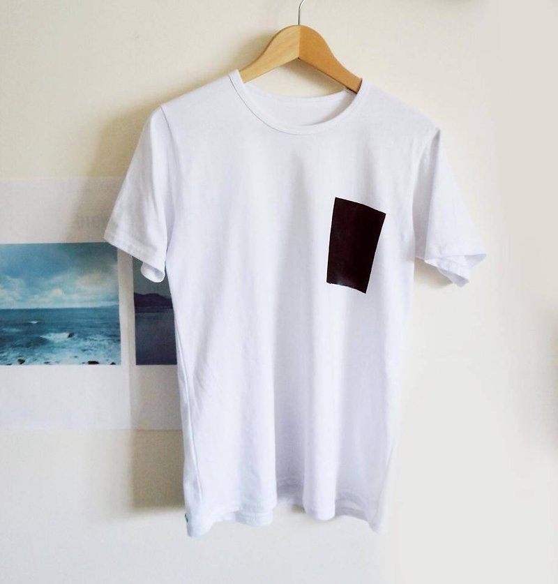 亨亨 手印 一片海苔 T-shirt Tee 白色 - 女 T 恤 - 其他材質 白色