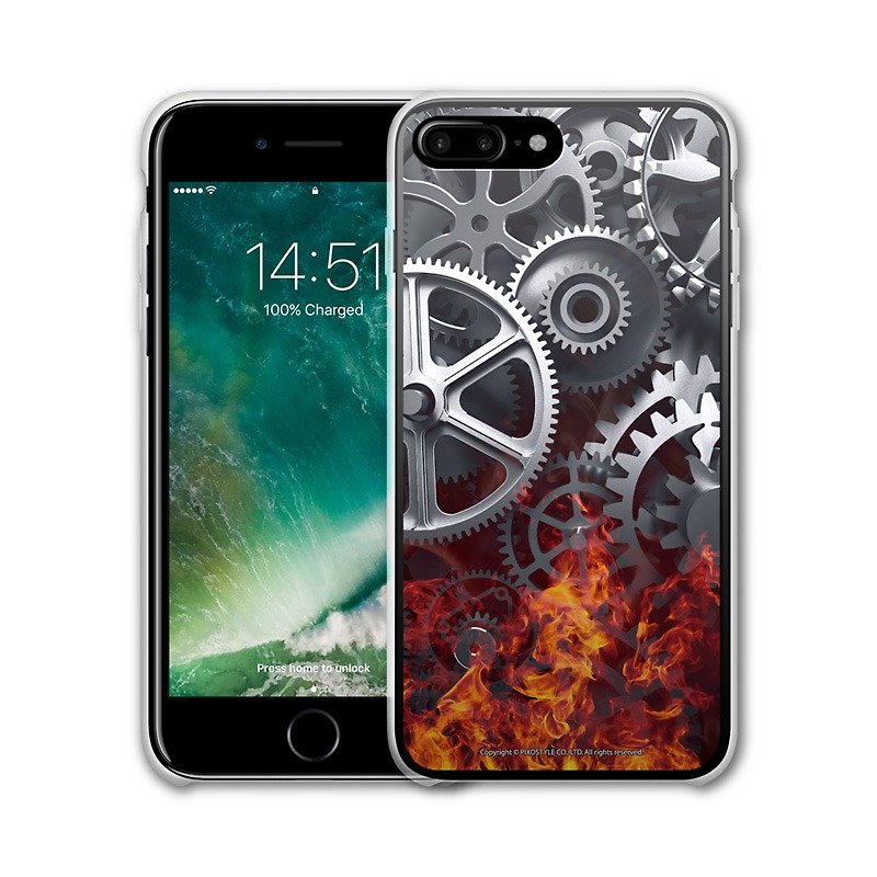AppleWork iPhone 6/7/8 Plusオリジナル保護ケース - ギアPSIP-200 - スマホケース - プラスチック ブラック