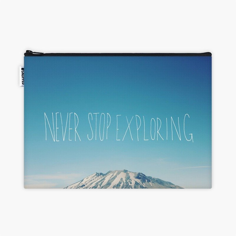 SpaceSuit 文件手拿包 - Never Stop Exploring - Mountain - 手拿包 - 其他材質 