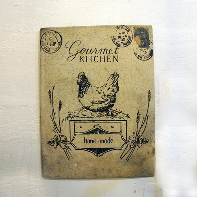 Warm mother chicken memo board _ sundries style natural color iron magnet memo - Magnets - Other Metals Khaki