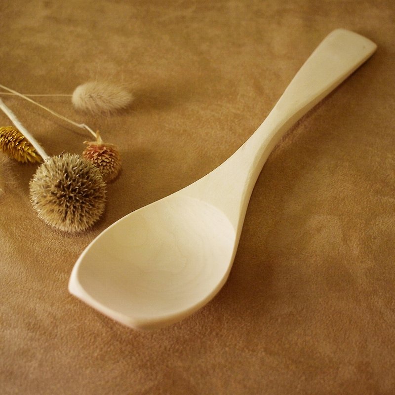 芬蘭 VJ Wooden 手工 木製 大勺 湯匙 - 餐具/刀叉湯匙 - 木頭 咖啡色
