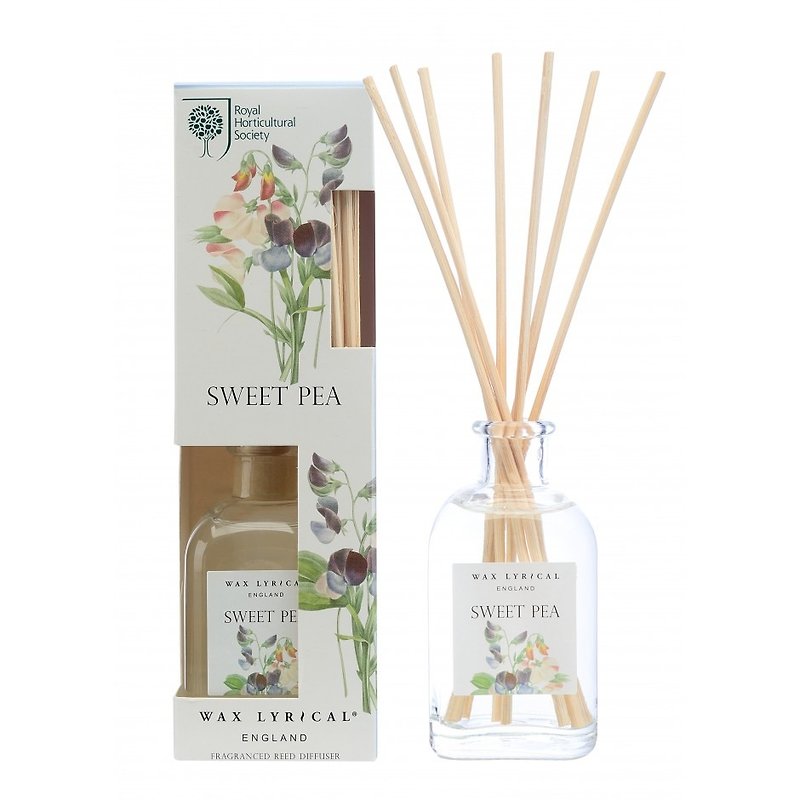 [England] fragrance Wax Lyrical RHS CG Series - Sweet Pea 100ml - Fragrances - Glass Blue