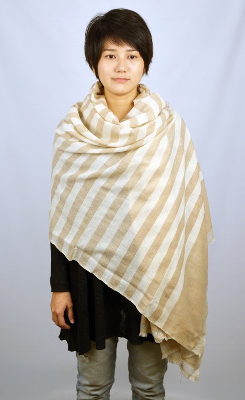 Cashmere scarves shawls _ fair trade - Scarves - Other Materials Gray