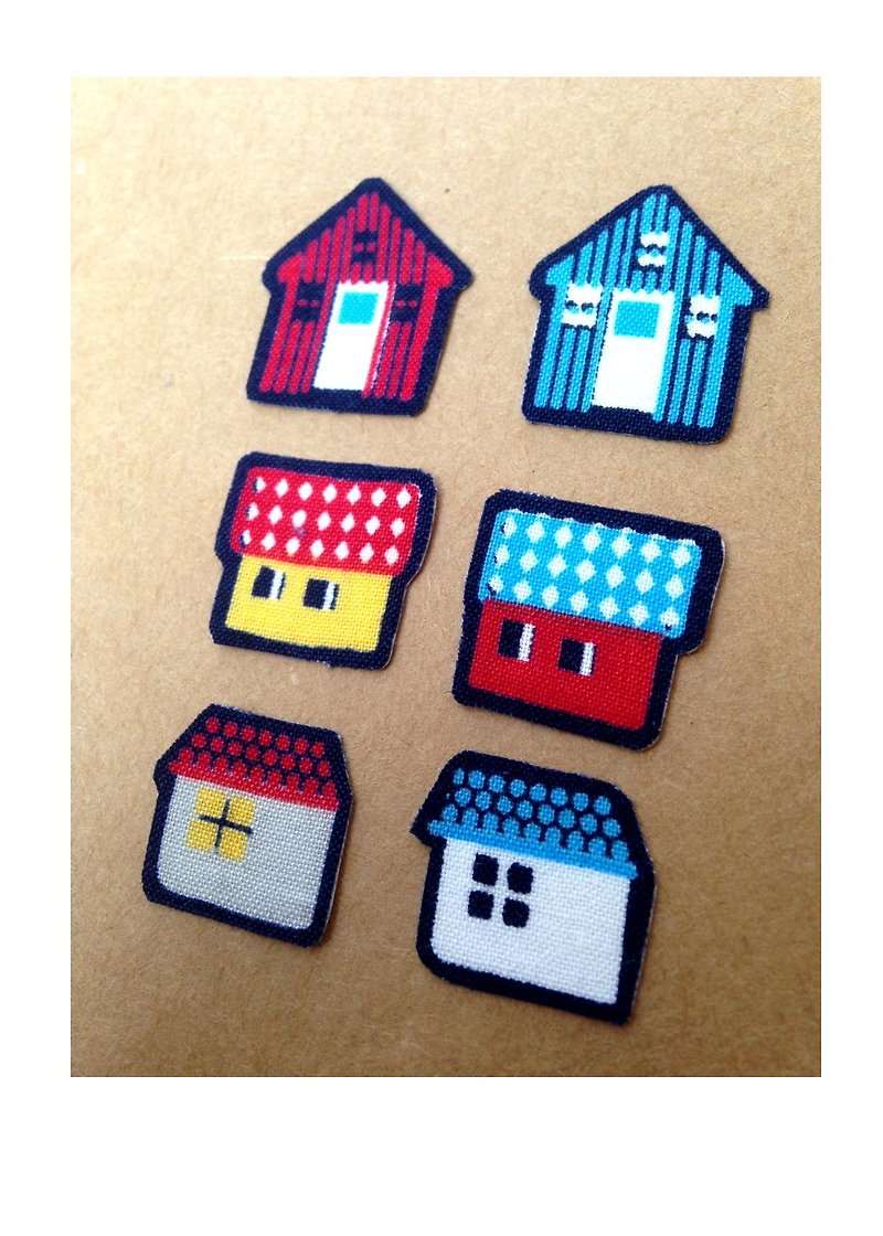 :: :: Cloth sticker sticker book collection ‧ │abbiesee small house gift shop - สติกเกอร์ - วัสดุอื่นๆ หลากหลายสี