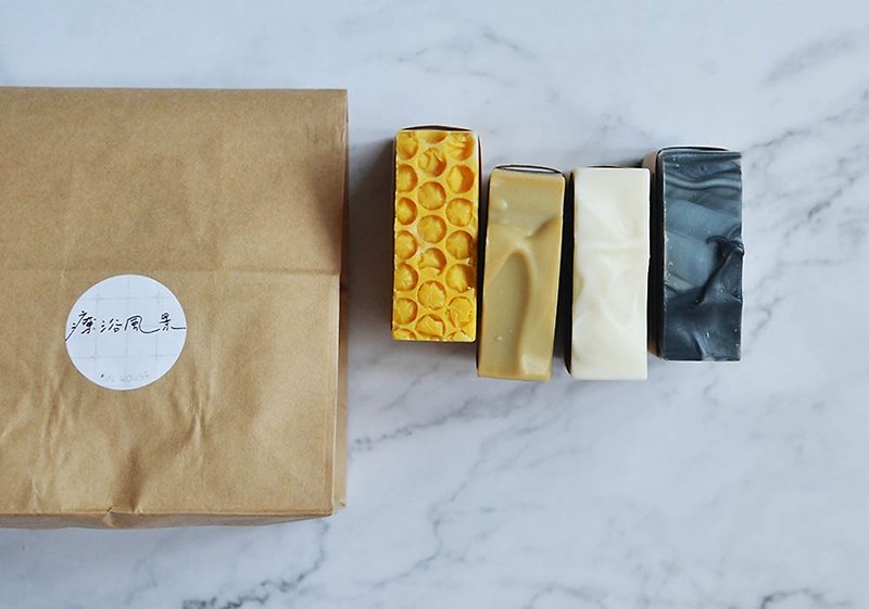 4 Bars of Handmade artisan soaps – Pick any 4 bars,Gift Set, Gift for friends - สบู่ - พืช/ดอกไม้ หลากหลายสี