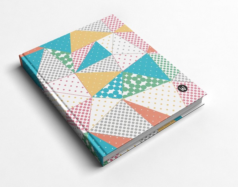 Rococo Strawberry WELKIN Handmade_Handmade Book/Notebook/Handbook-Pink Geometry Gift - Notebooks & Journals - Other Materials Pink