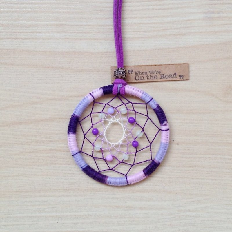 [DreamCatcher. Dream Catcher] Purple - Necklaces - Other Materials Purple