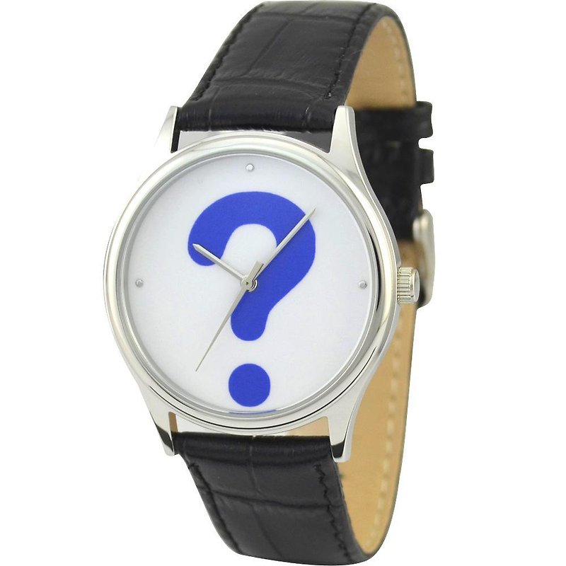 Question mark watch - นาฬิกาผู้หญิง - โลหะ ขาว