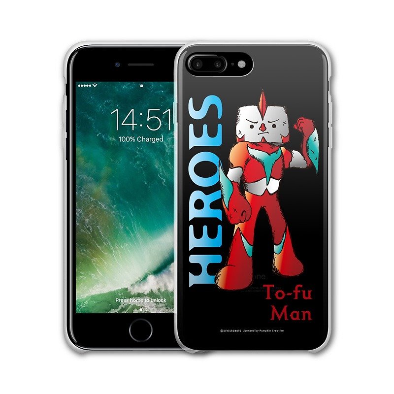 AppleWork iPhone 6/7/8 Plus Original Protective Case - Parent-child Tofu PSIP-336 - เคส/ซองมือถือ - พลาสติก สีแดง