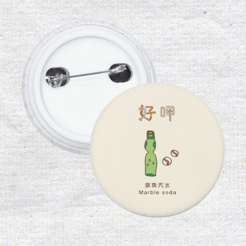 Ramune pin badge AQ1-CCTW7 - Badges & Pins - Plastic 