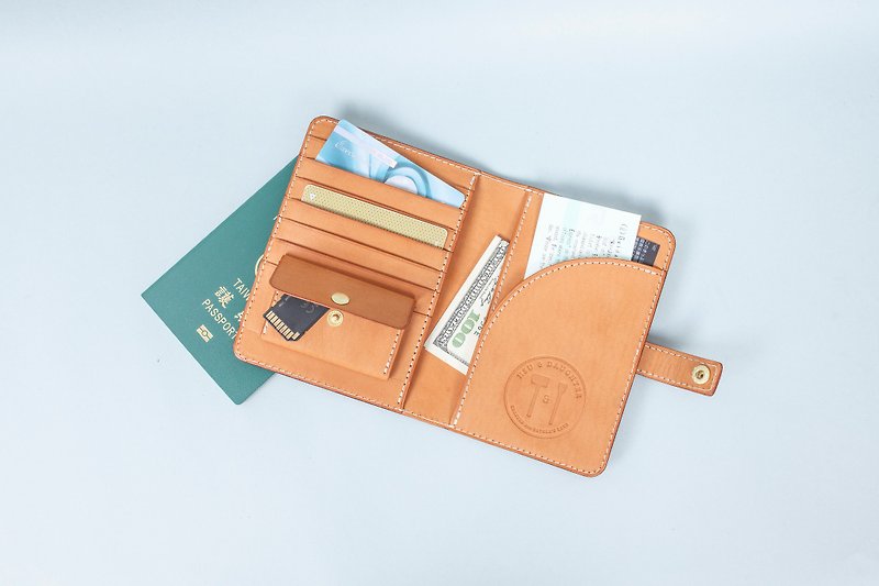 Passport Holder | Customized Leather | Customized Typing | Portable Storage - ที่เก็บพาสปอร์ต - หนังแท้ 