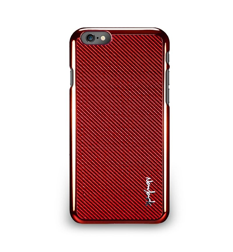 iPhone 6 -The Corium Series - 玻纖保護背蓋- 尊爵紅 - 其他 - 塑膠 紅色