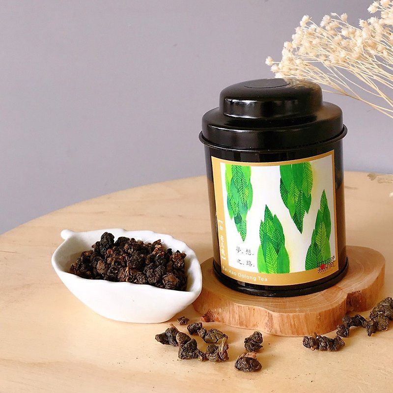 【Wu-Tsang A-Li mountain】- Bai Hai Oolong Tea - 18 gram set - ชา - วัสดุอื่นๆ สีทอง