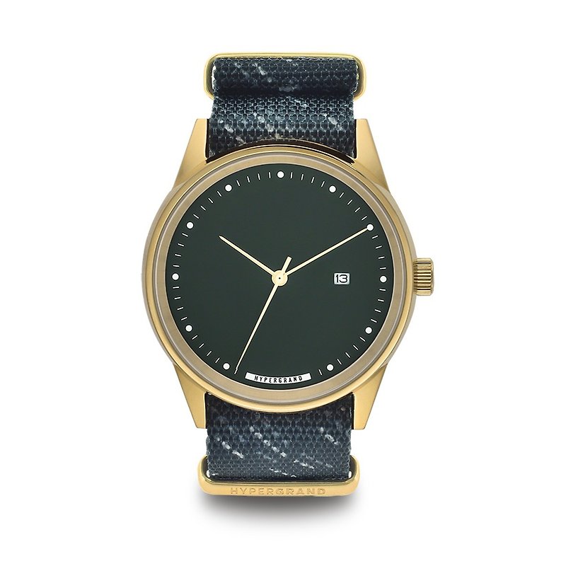 HYPERGRAND - MAVERICK BLACKMILL / Cold Steel Series - Black Mill Watch (polished gold) - Women's Watches - Other Materials Green