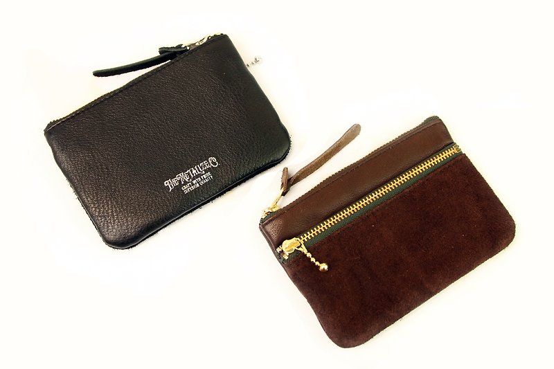 LOGO Bronzing Leather Wallet LOGO bronzing leather wallet - กระเป๋าสตางค์ - หนังแท้ 