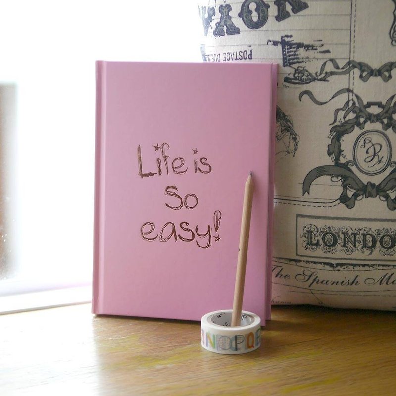 180days to go! No aging hardcover A5 journaling - rose pink - Notebooks & Journals - Paper Pink