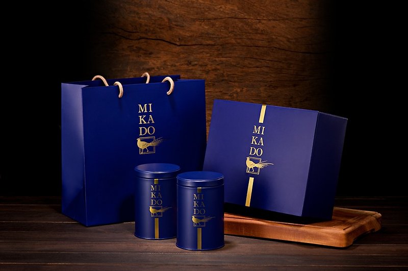 MIKADO Pure Jade Gift Box - Fragrant Frozen Top Oolong Tea / Taiwan Tea No. 18 Red Jade Black Tea - Tea - Fresh Ingredients 