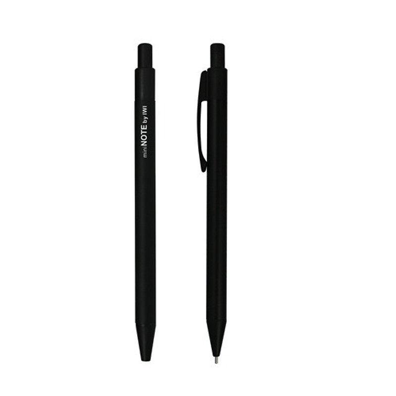 【IWI】miniNote Series 1.0mm ball pen-Black - Ballpoint & Gel Pens - Other Materials 