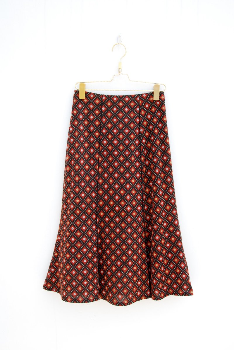 Vintage wool skirt - กระโปรง - วัสดุอื่นๆ 