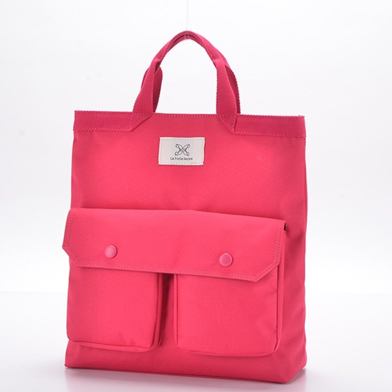LaPoche Secrete: the exchange of gifts _ youthful style storage treasure bag _ magenta pink - กระเป๋าถือ - วัสดุอื่นๆ สึชมพู