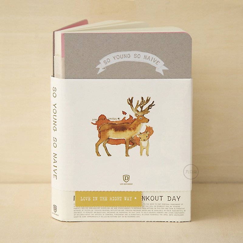 Shine x nine mountains 'was small and innocent' special edition notebook hand book - reindeer - Notebooks & Journals - Paper 