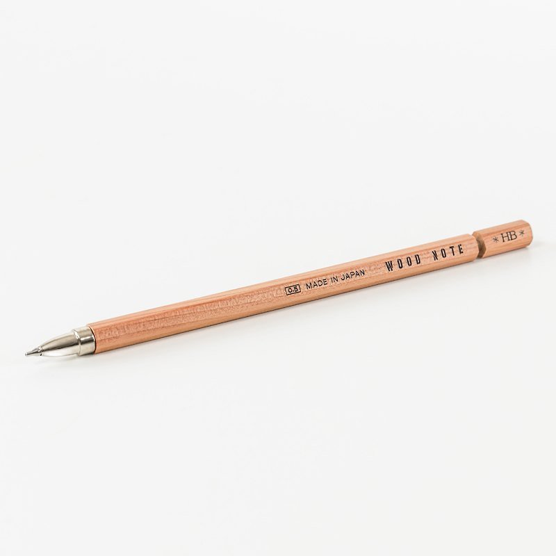 日本北星 Woodnote原木製 0.5 自動鉛筆 (絕版品) - อุปกรณ์เขียนอื่นๆ - ไม้ สีนำ้ตาล