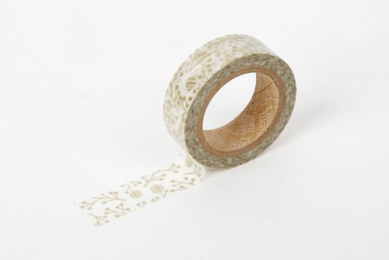 Dailylike single roll of paper tape 09-winter fruit, E2D52001 - มาสกิ้งเทป - กระดาษ สีกากี