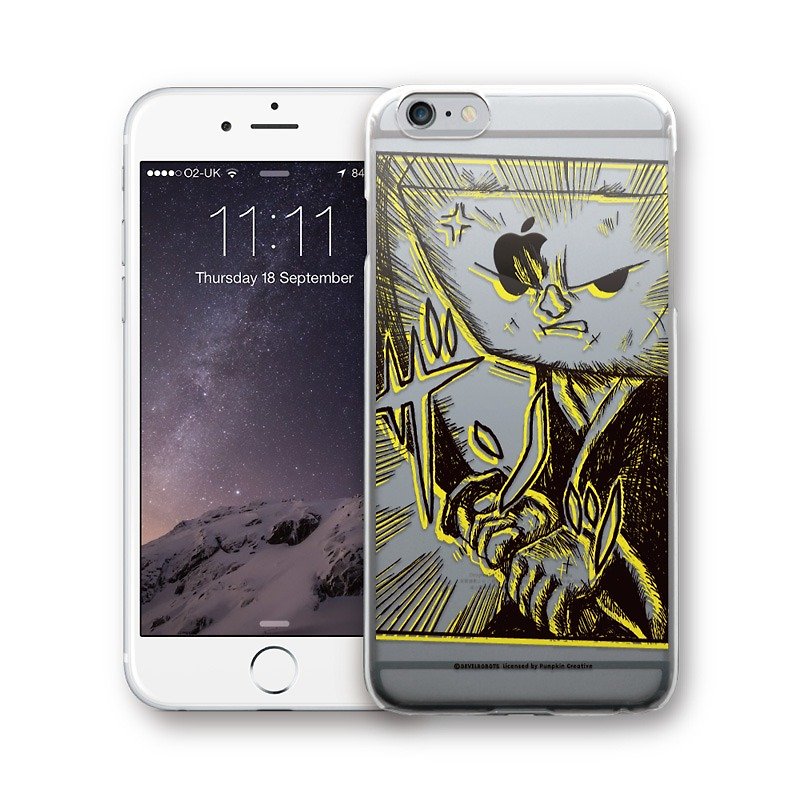 AppleWork iPhone 6 / 6S / 7/8オリジナルデザインケース - 親豆腐PSIP-342 - スマホケース - プラスチック イエロー