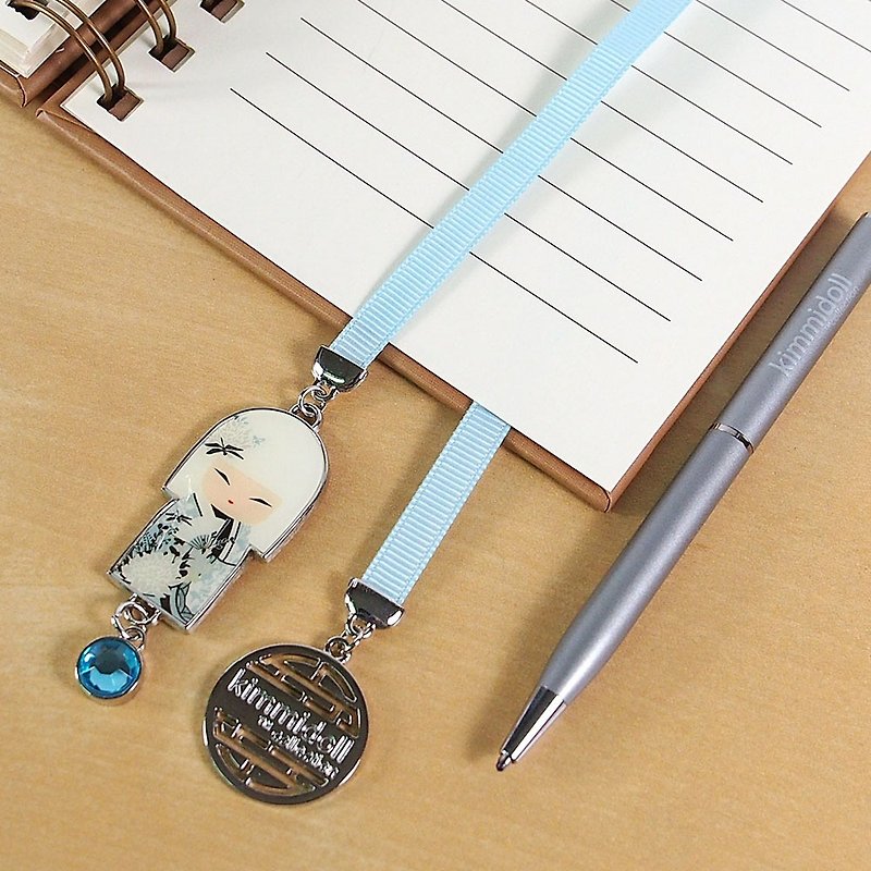 Bookmark-Miyuna is elegant and noble 【Kimmidoll bookmark】 - Bookmarks - Other Materials Blue