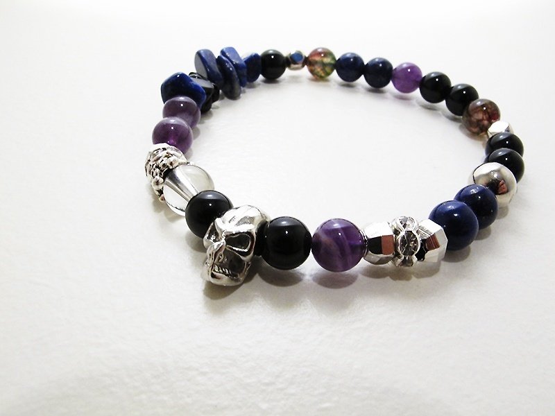 ▶ Regolith - dark purple magic - Bracelets - Other Materials Blue