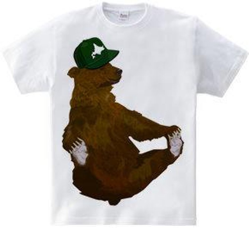 Hokkaido and brown bear (5.6oz) - เสื้อยืดผู้ชาย - วัสดุอื่นๆ 