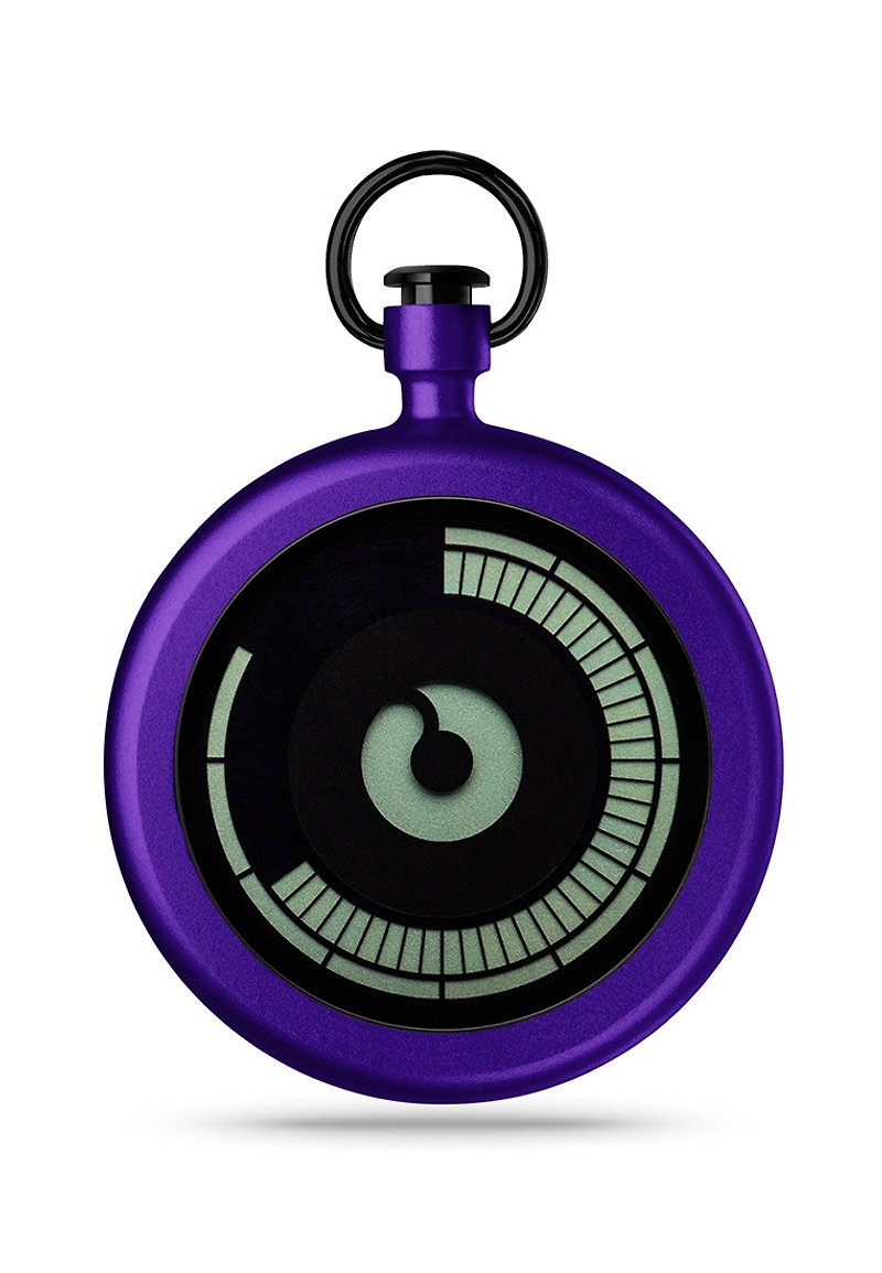 <Electronic luminous display> Cosmic Titan series pocket watch TITAN (Purple/Purple) - สร้อยติดคอ - โลหะ สีม่วง