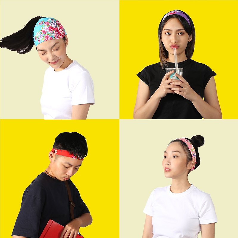 Hair Band - Hair Accessories - Cotton & Hemp Multicolor