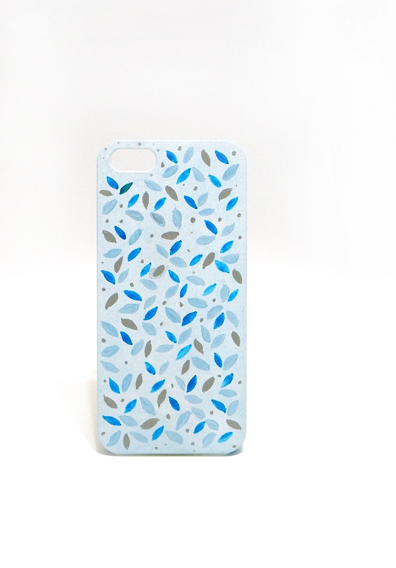 【片片】Apple iPhone 5 &5s 手繪保護殼 - อื่นๆ - พลาสติก สีน้ำเงิน