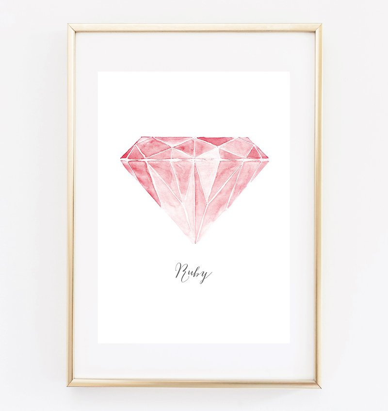 Ruby customizable posters - Wall Décor - Paper 