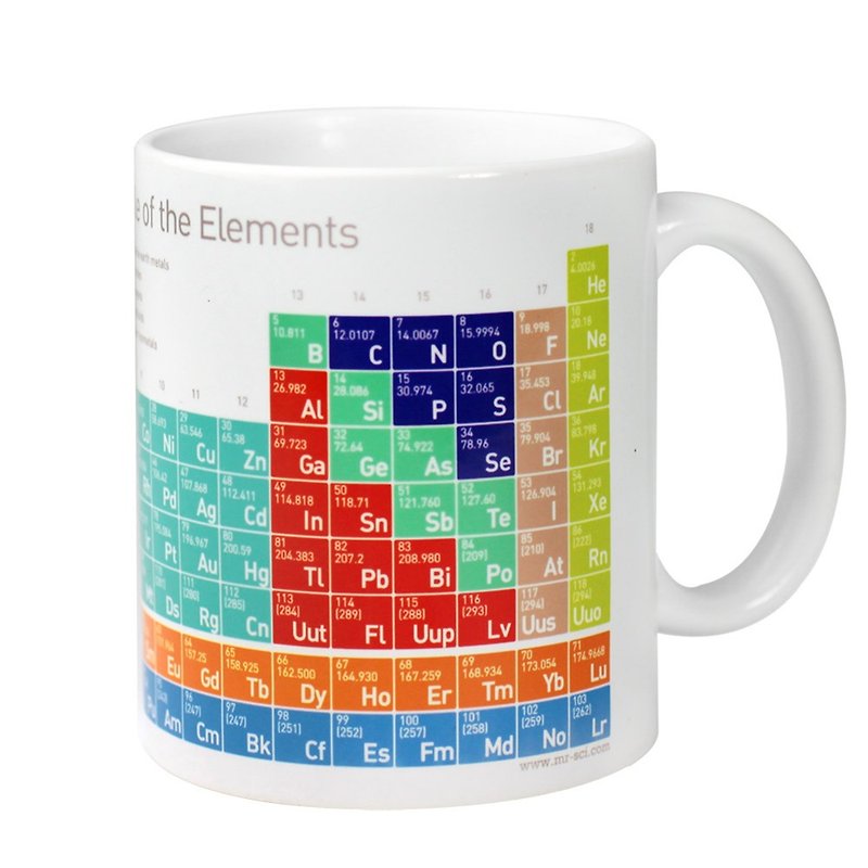 Mr. Sci Science Factory  Science Mug-Periodic Table - Mugs - Porcelain White
