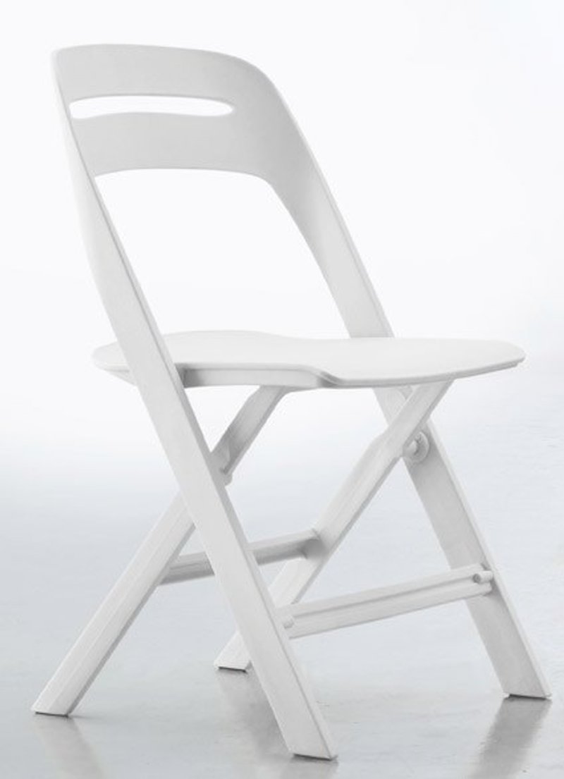 NOVITE  可折合設計椅 - 經典白 - その他の家具 - プラスチック ホワイト
