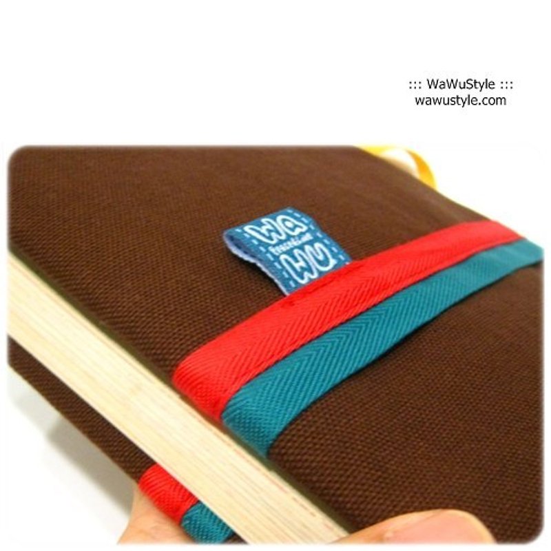 :::WaWu::: 閱讀是很個人的事.. 布書套 / 鬆緊帶調整 (可訂製指定特殊尺寸與顏色) - Notebooks & Journals - Other Materials 