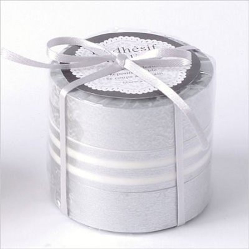Marks Masking Tape MT和紙膠帶 典雅東京-銀色(EDT-MKT2-SV) - 紙膠帶 - 紙 灰色
