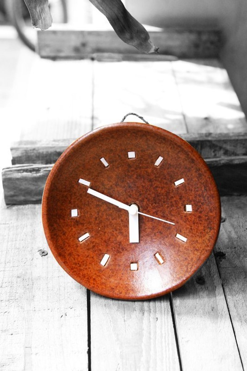 陶瓷時鐘 圓盤 - 時鐘/鬧鐘 - 其他材質 