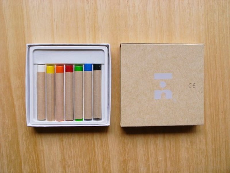 [IAN - Pure Plan] 7 color crayon painted cloth Stationery - Other - Other Materials Multicolor