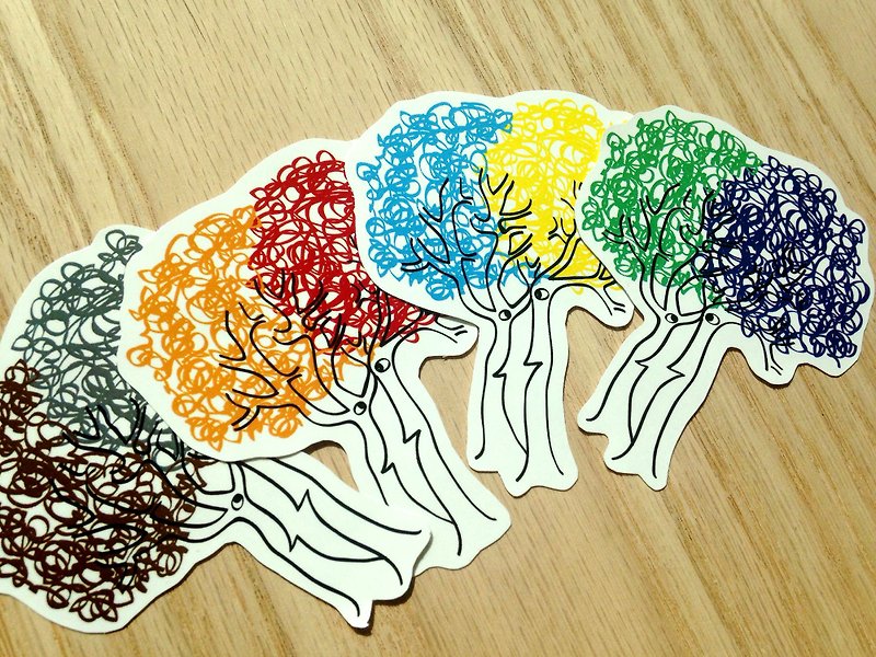Couple tree // Stickers - สติกเกอร์ - วัสดุกันนำ้ หลากหลายสี
